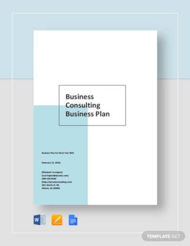business consulting business plan template