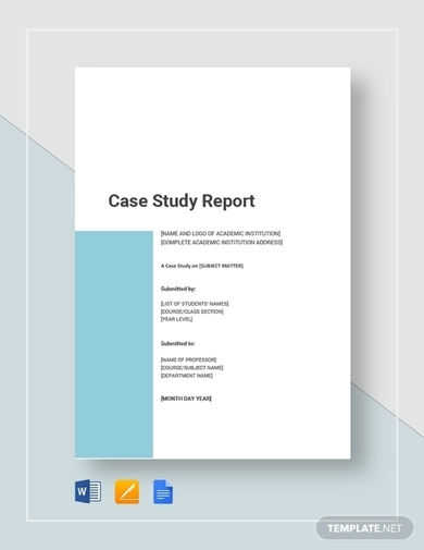 Case Study Report Template