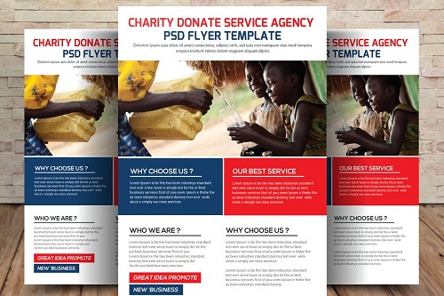 charity donation flyer templates