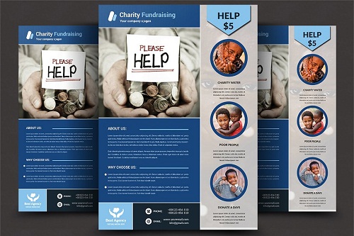 charity fundraising flyer templates
