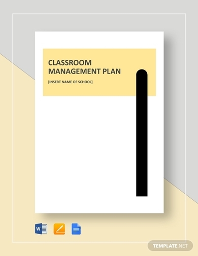 classroom management plan