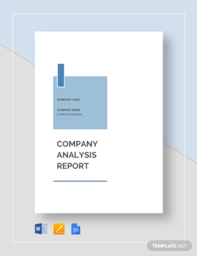 company analysis report 