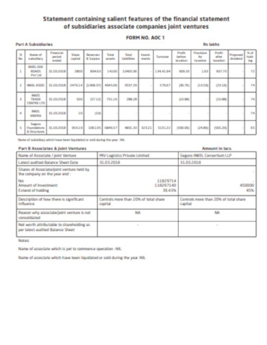 company annual report balance sheet
