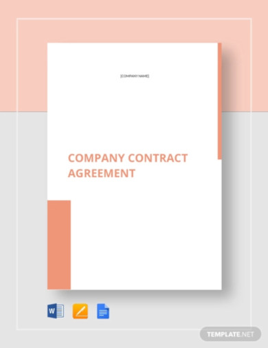 company contract agreement template