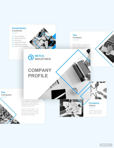 Company Profile Pitch Deck Template