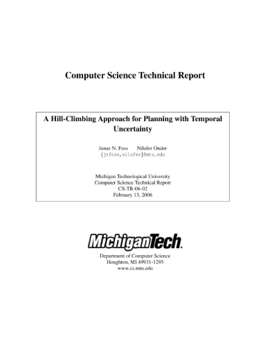 computer science technical report