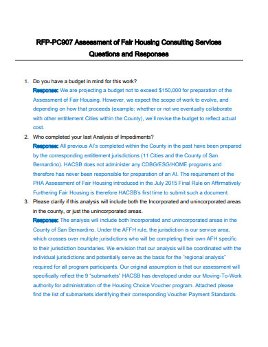 consulting assessment of fair housing 