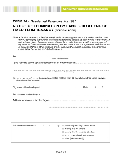 FREE 9 End Of Lease Letter To Tenant Examples Templates Download 