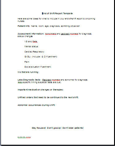 Production Shift Report - 15+ Examples, Format, Pdf | Examples