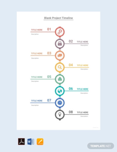 Free Blank Project Timeline Template