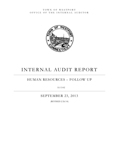 HR Audit Report - 10+ Examples, Format, Pdf | Examples