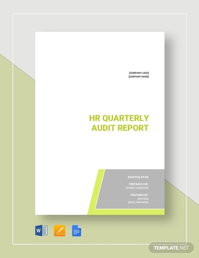 Sample Hr Audit Report Template