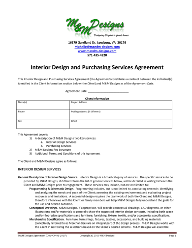 15 Steps To Prepare A Legal Interior Design Contract