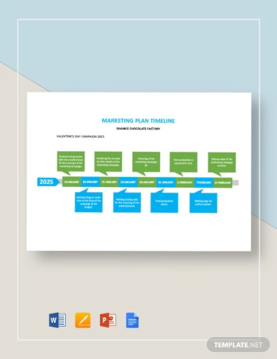 Marketing Plan Timeline Template