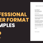 Professional Letter Format Examples