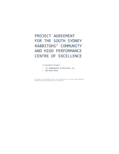 project agreement template in pdf