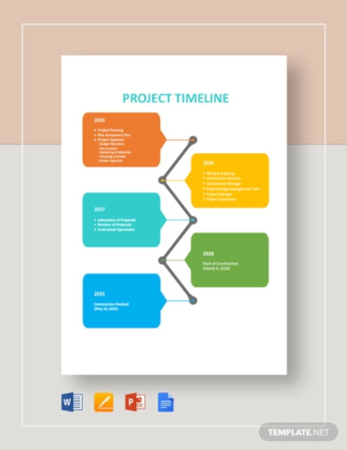 project timeline template