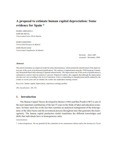 proposal estimate example in pdf