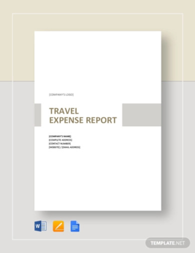 Simple Travel Expense Report