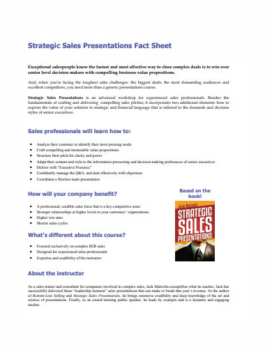 Sales Presentation - 15+ Examples, Format, Doc, PDF