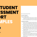 Student Assessment Report Examples