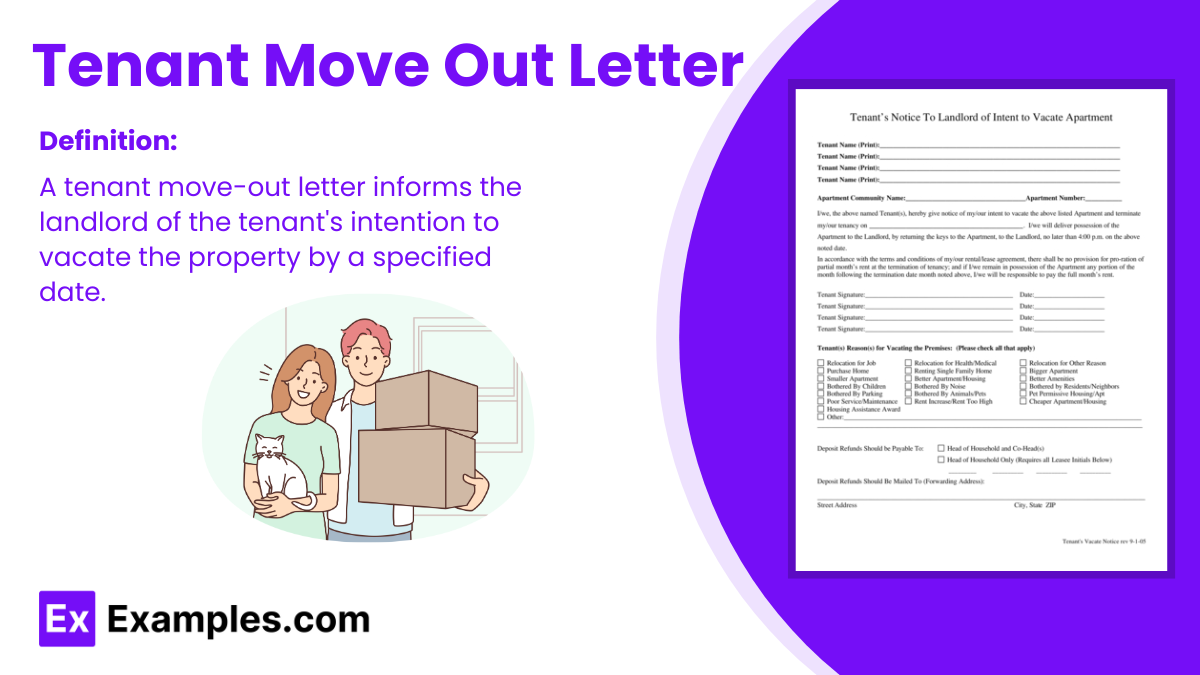 Tenant Move Out Letter