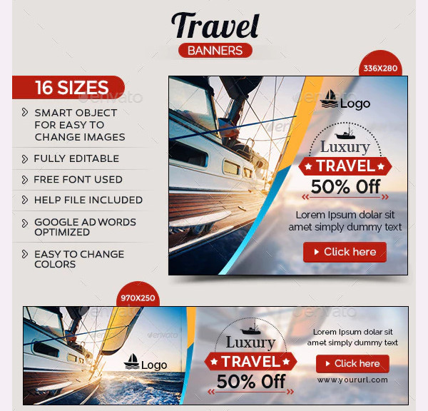 Travel Banners Template