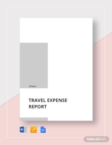 travel expense report template