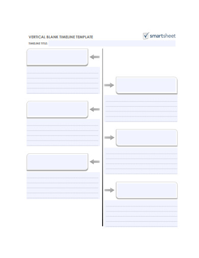 vertical blank timeline template