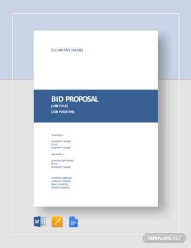 bid proposal template
