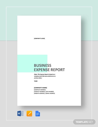 Business Expense Report Template