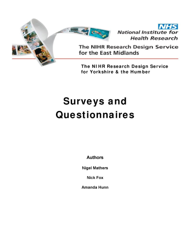 What Is A Survey Questionnaire Examples - comprehensible survey and questionnaire writing