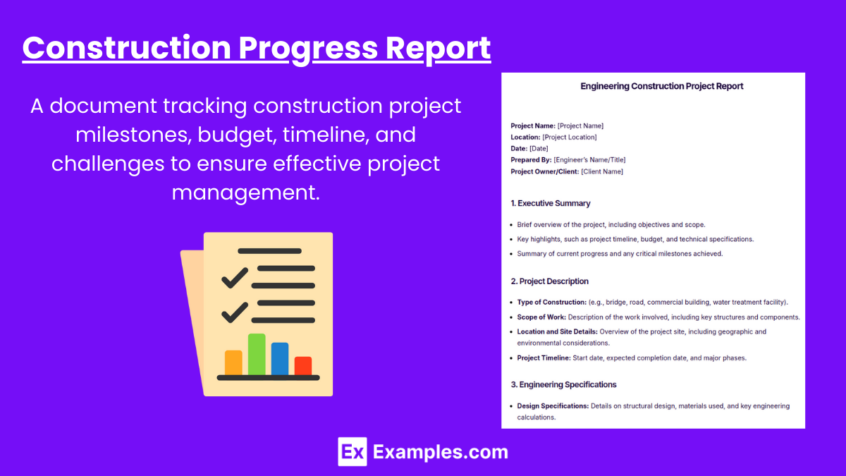 Construction Progress Report