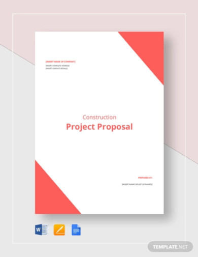 construction project proposal template
