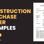 Construction Purchase Order Examples