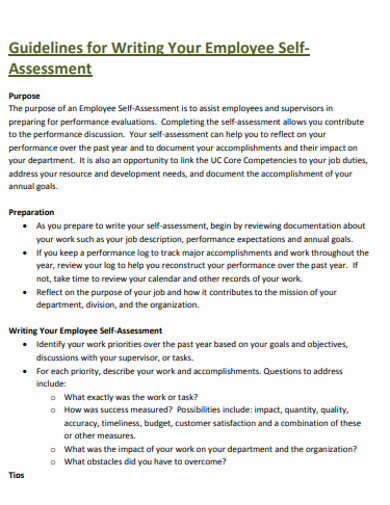 Free 8 Employee Assessment Examples Templates Pdf Doc Examples