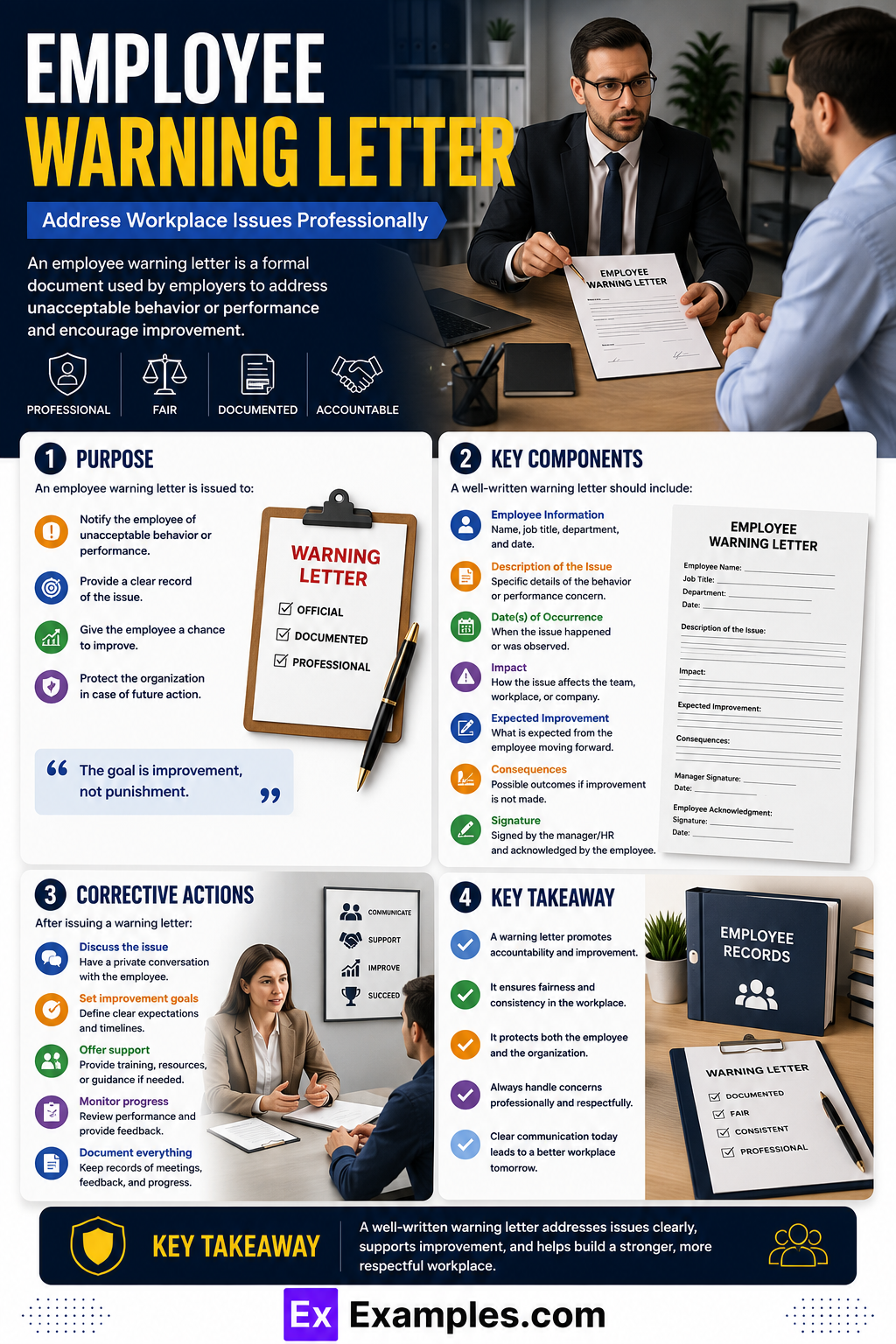 5+ Employee Warning Letter Examples to Download