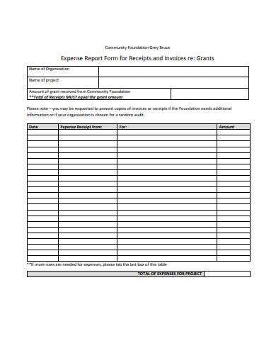 expense report form example