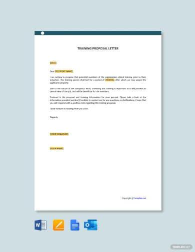 Training Letter - 31+ Examples, Format, Sample | Examples