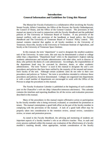 Faculty Evaluation - 18+ Examples, Format, Pdf | Examples