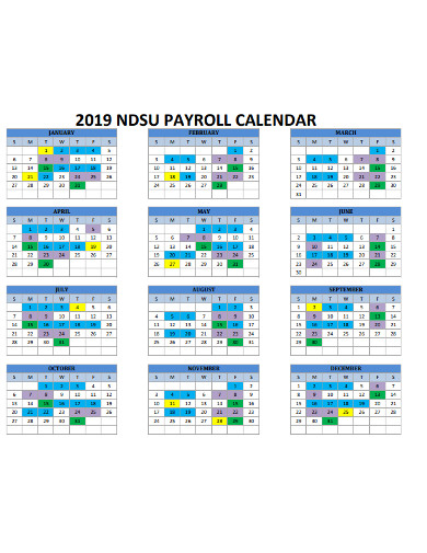 payroll calendar format 