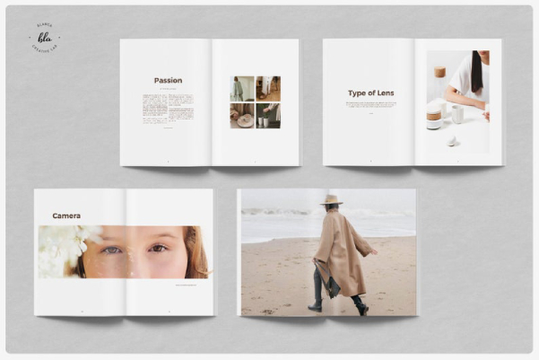 photography portfolio marketing brochure