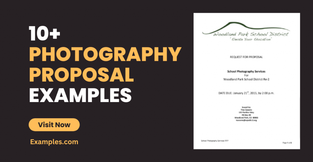 Photography Proposal Examples