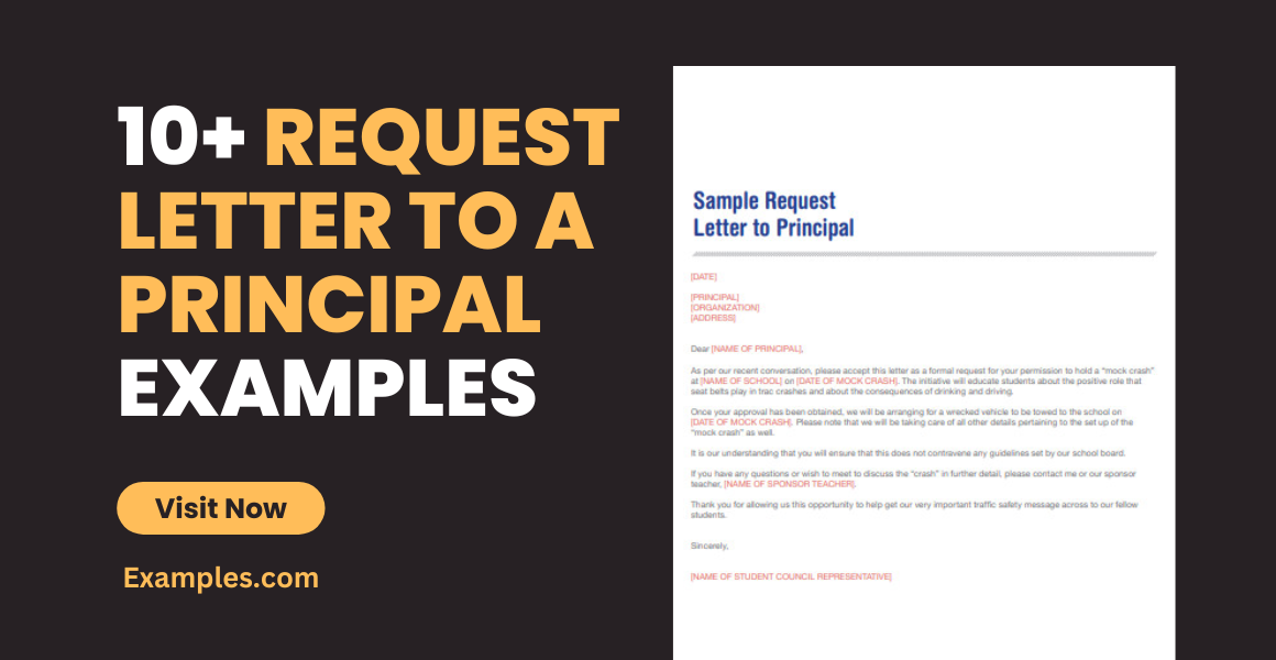 request letter to a principal examples