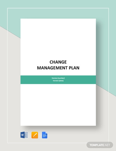 sample change management plan template