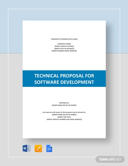 Technical Proposal for Software Development Template