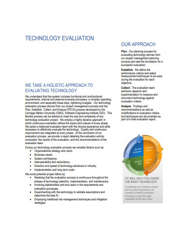 technology evaluation template
