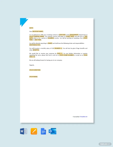 Training Letter - 28+ Examples, Format, Sample | Examples