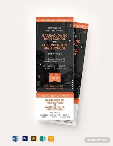 Ticket Invitations Examples - 13+ Templates [Download Now] in Illustration,  InDesign, MS Word, Pages, Photoshop, Publisher