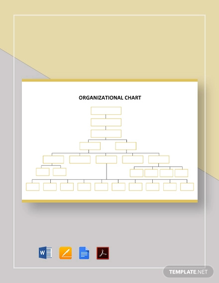 blank organizational chart template